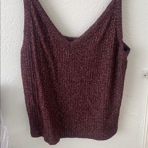 American Eagle soft and sex rib cropped tank top